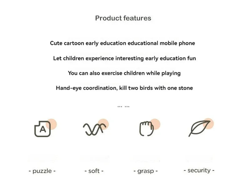 Cartoon Radijs Speelgoed Telefoon – Educatief & Interactief Leren voor Kinderen