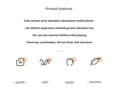 Cartoon Radijs Speelgoed Telefoon – Educatief & Interactief Leren voor Kinderen