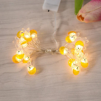Paashaas en wortel LED-slingerverlichting