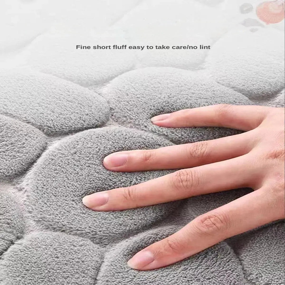 Chic kasseien ontwerp keukenmat – zacht, wasbaar en antislip