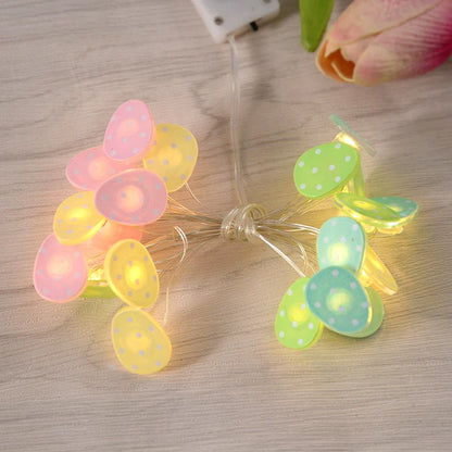 Paashaas en wortel LED-slingerverlichting