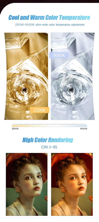 Draagbare RGB LED Lichtstaaf – 50CM Fotografie Studio Lamp