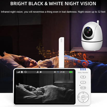 5.0-Inch Draadloze Video Baby Monitor – ABM501