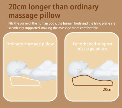 Elektrische Shiatsu Nek- en Lichaamsmassager met Warmte en Trilling