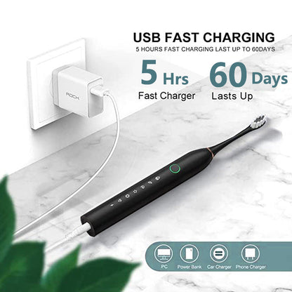 Oplaadbare Ultrasone Elektrische Tandenborstel