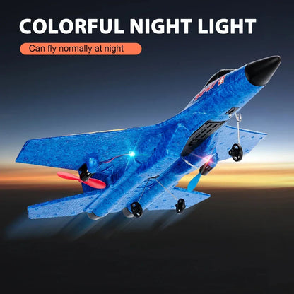 Flyvende fly RC legetøj – SU-27 fjernstyret fly - batteridrevet flyvende fjernstyret fly - til børn, EPP skumdesign