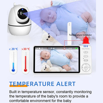 5.0-Inch Draadloze Video Baby Monitor – ABM501