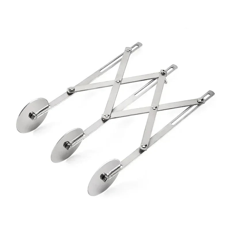 Stainless Steel Multi-Wheel Dough Divider – Adjustable Pastry Cutter