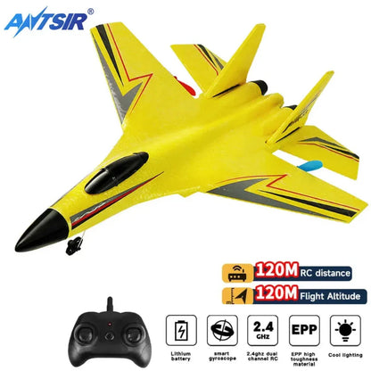 Flyvende fly RC legetøj – SU-27 fjernstyret fly - batteridrevet flyvende fjernstyret fly - til børn, EPP skumdesign
