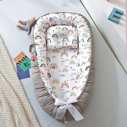 Draagbaar Baby Nestje voor Samen Slapen – Ademend & Verstelbaar