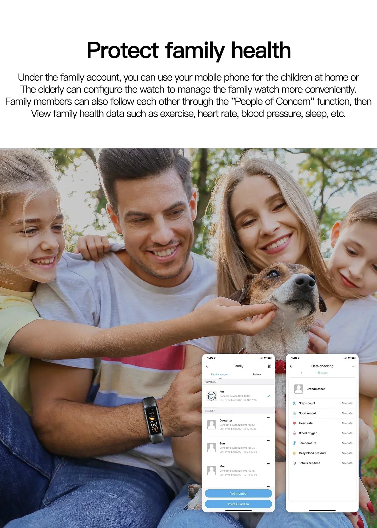 Smart Watch – Full Touch EGC Fitness Tracker