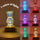 3D Vuurwerk Beer LED Nachtlamp – Kleurrijke Sfeerlamp
