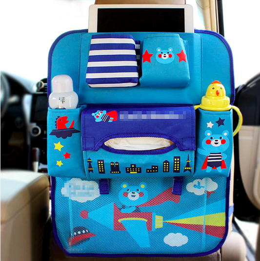 Backseat Organizer for Kids Colorful Hanging Car Storage