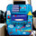 Backseat Organizer for Kids Colorful Hanging Car Storage