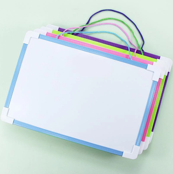 Dubbelzijdig whiteboard kantoor school droog uitwisbaar schrijf magnetisch whiteboard bord pen magneet knoppen