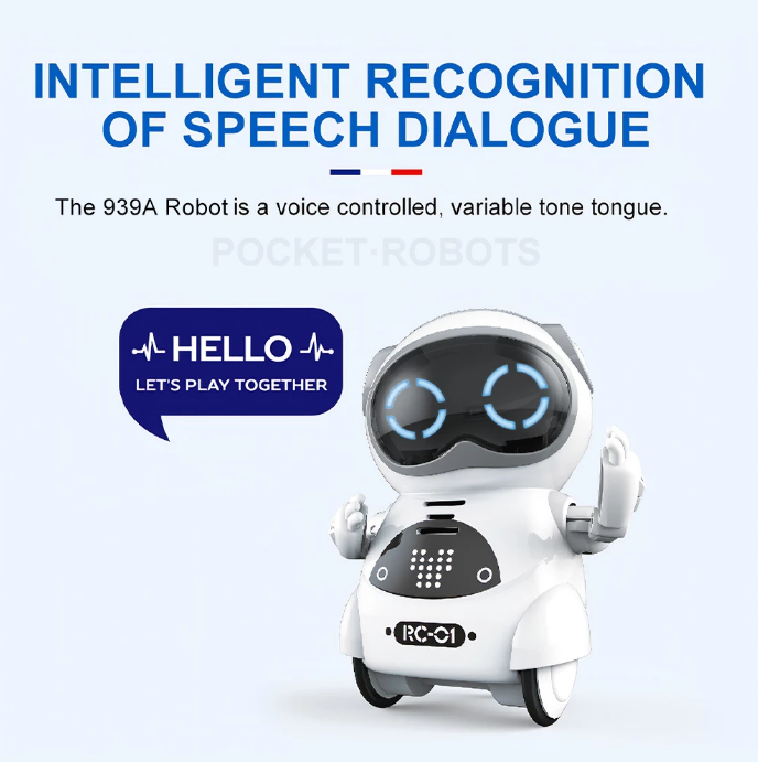 Pocket RC Robotik für Kinder Sprechender Interaktiver Dialog Sprach­erkennungs­roboter Spielzeug Erzählt Geschichten