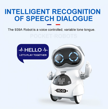 Pocket RC Robotik für Kinder Sprechender Interaktiver Dialog Sprach­erkennungs­roboter Spielzeug Erzählt Geschichten