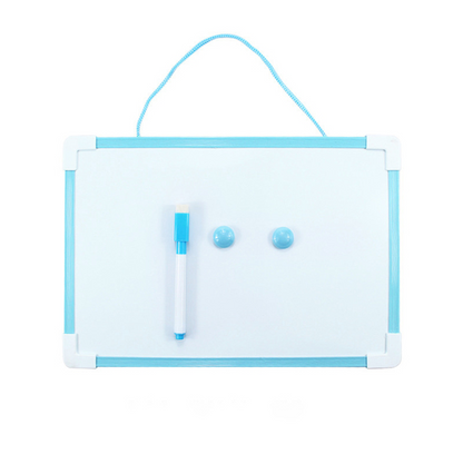 Dubbelzijdig whiteboard kantoor school droog uitwisbaar schrijf magnetisch whiteboard bord pen magneet knoppen