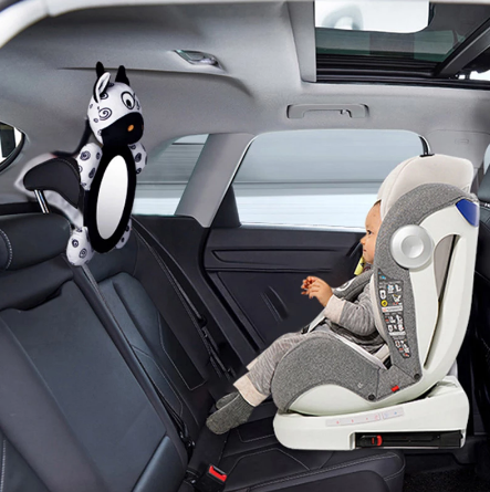 Autositzspiegel für Babysicherheit Sitzkopfstütze Rückspiegel Baby im Auto Spiegel Kinderüberwachung