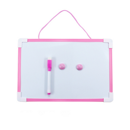 Dubbelzijdig whiteboard kantoor school droog uitwisbaar schrijf magnetisch whiteboard bord pen magneet knoppen