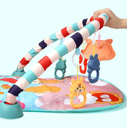 Spielmatte für Babys Puzzle-Teppich mit Klaviertastatur Baby-Spielgym Krabbelaktivitäts-Teppich