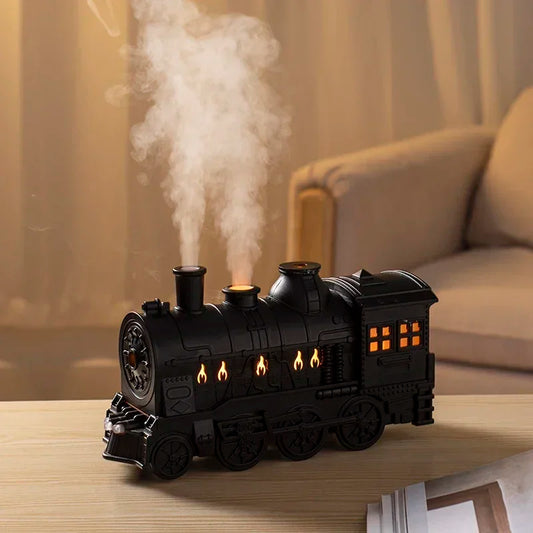 Mini treinvormige aromatherapie essentiële olie diffuser & ultrasone koele nevel luchtbevochtiger
