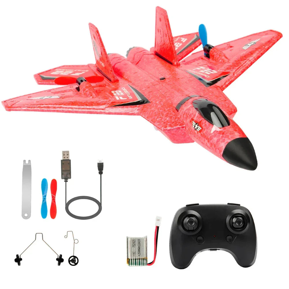 Flyvende fly RC legetøj – SU-27 fjernstyret fly - batteridrevet flyvende fjernstyret fly - til børn, EPP skumdesign