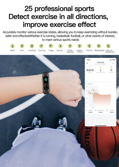 Smart Watch – Full Touch EGC Fitness Tracker