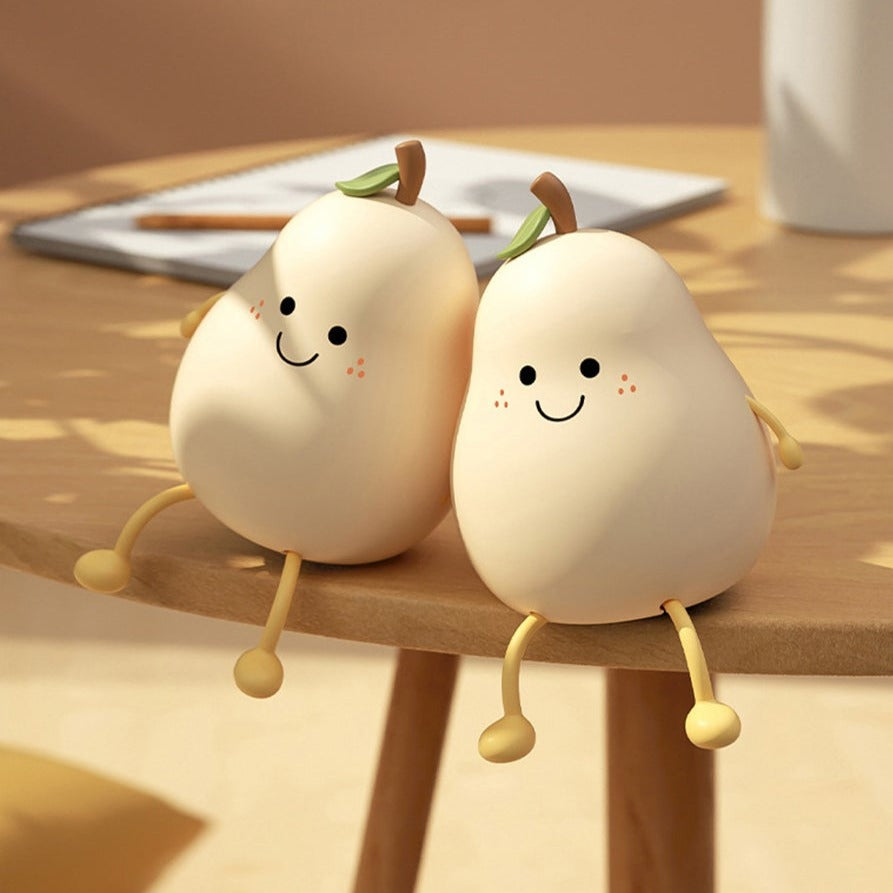Childrens Pear Lamp Night Light Educational Toys 6 Years Old