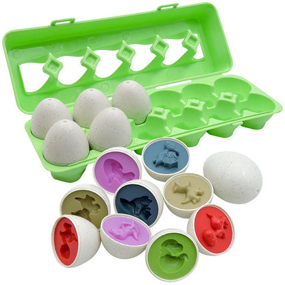 Magic Eggs Puzzel – Creatief Montessori speelgoed voor kinderen: Leren volgens het Montessori-principe