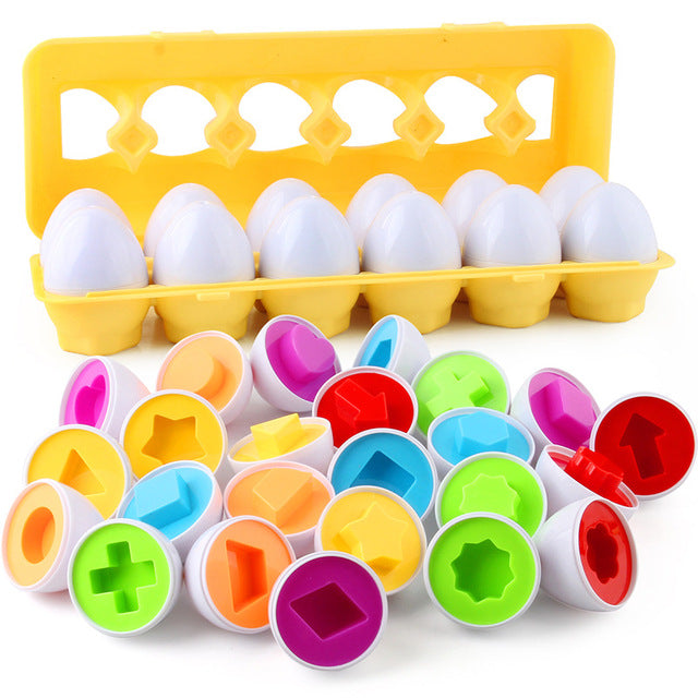 Magic Eggs Puzzel – Creatief Montessori speelgoed voor kinderen: Leren volgens het Montessori-principe