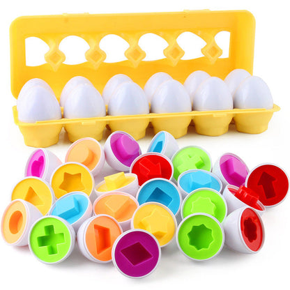 Magic Eggs Puzzel – Creatief Montessori speelgoed voor kinderen: Leren volgens het Montessori-principe
