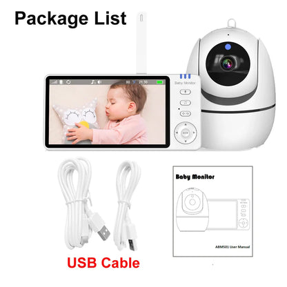 5.0-Inch Draadloze Video Baby Monitor – ABM501