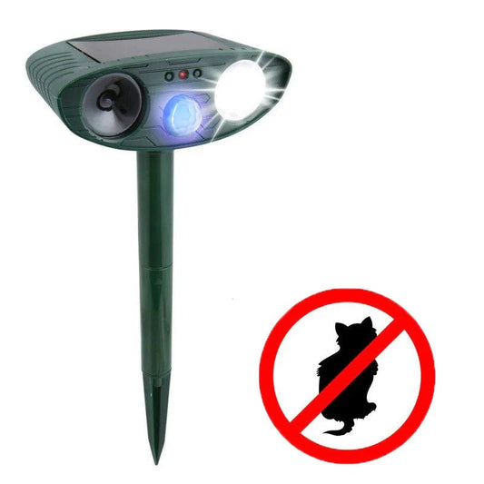 Ultrasonic Cat Repeller – Solar Powered – Get Rid of Cat in 48 Hours