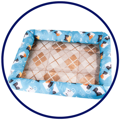 Koelmat met kattenprint