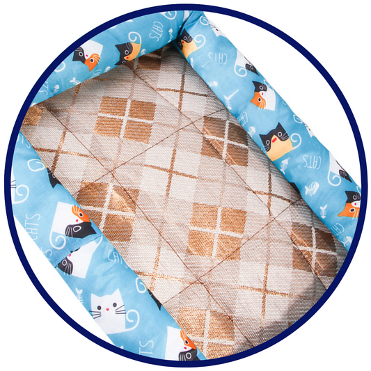 Koelmat met kattenprint