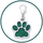 Paw hanger sleutelhanger