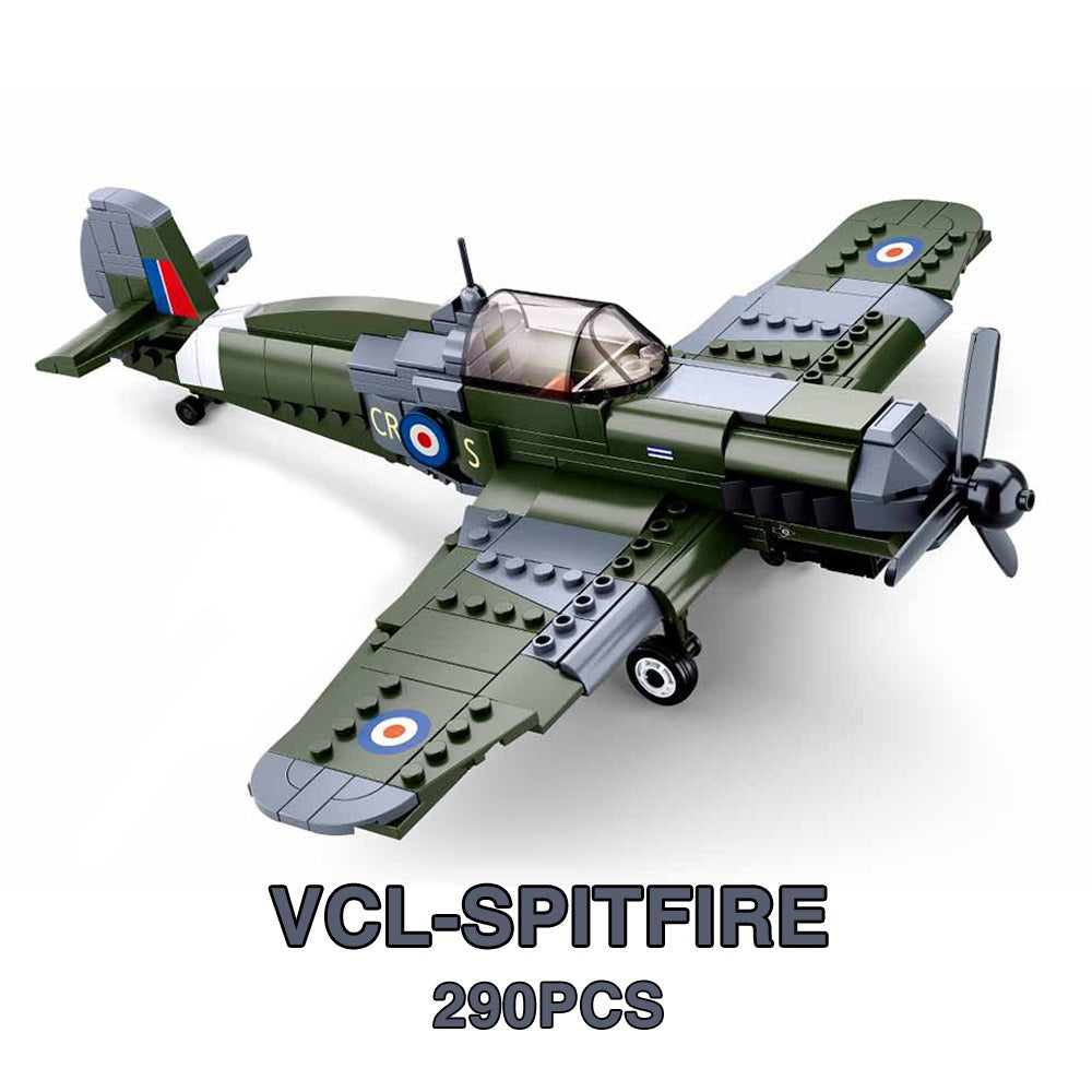 Militärfahrzeuge Flugzeug und Bomber WWII US-Armee Marines Swat Spezialeinheiten Deutscher Soldat Waffen Modell Bauklötze Baustein