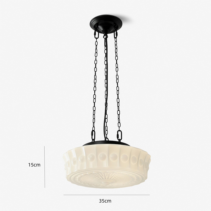Artistieke vintage koepelplafondlamp
