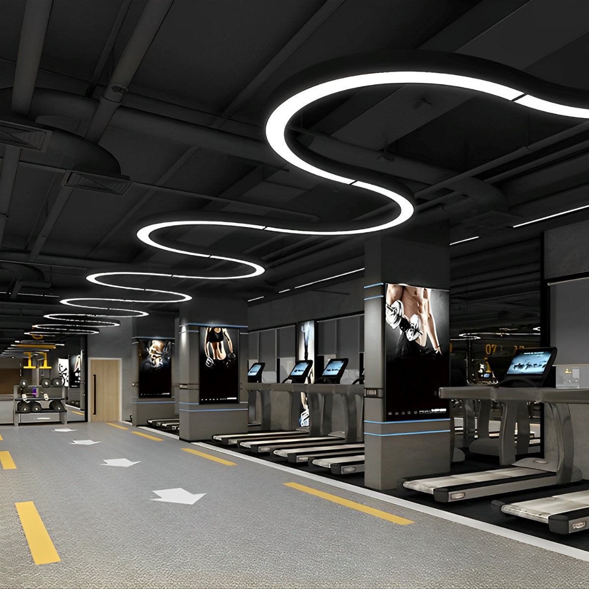 Acryl doe-het-zelf halve cirkel LED industriële metalen kroonluchter interieur hanglamp