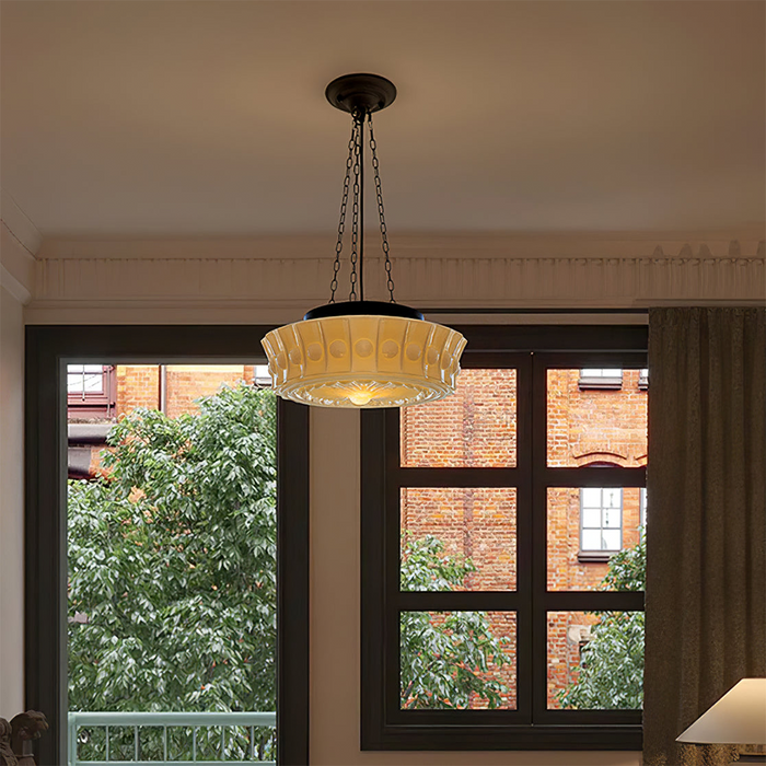 Artistieke vintage koepelplafondlamp