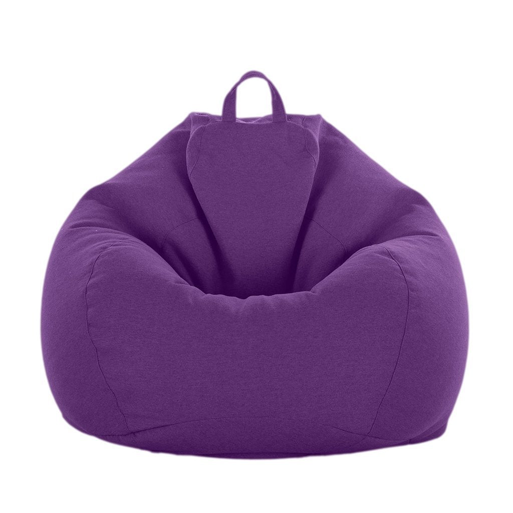 Natural Linen Beanbag Cover for Stuffed Animals