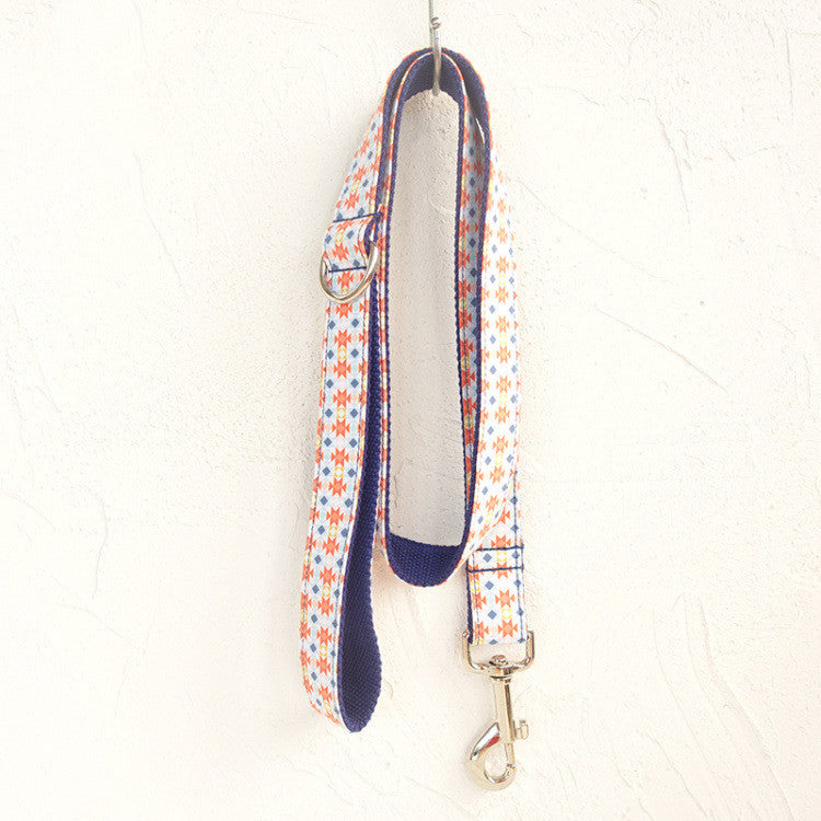 Boheemse strik halsband en riem