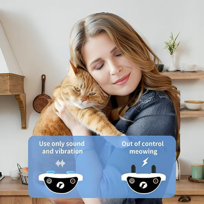 Katten schokhalsband met afstandsbediening voor effectieve miauwcontrole