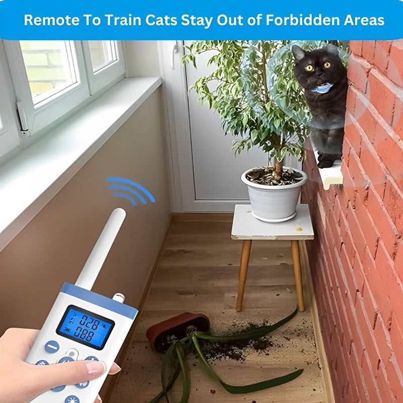 Katten schokhalsband met afstandsbediening voor effectieve miauwcontrole