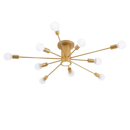 Mid Century Semi Opbouw Sputnik Lamp