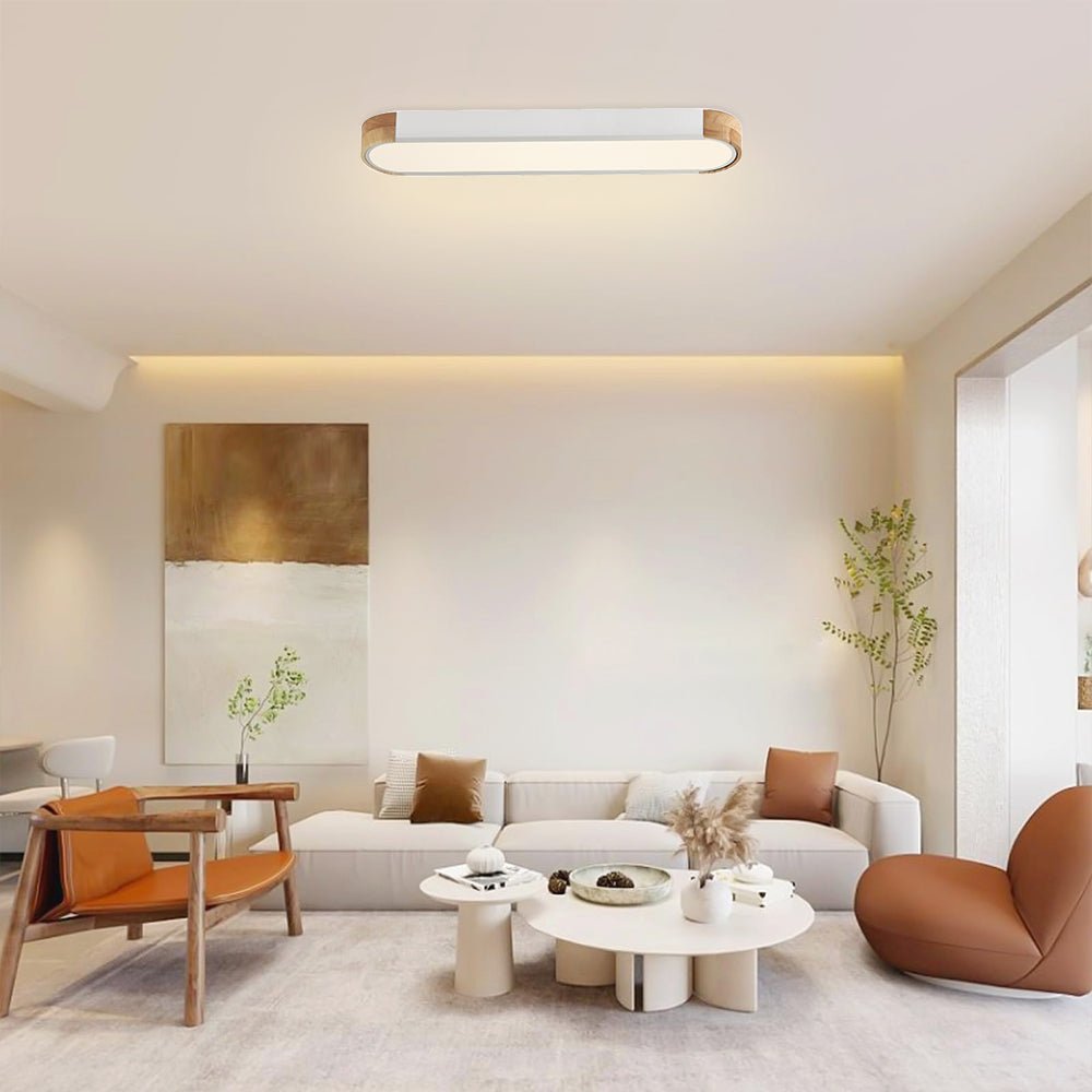Hedendaagse minimalistische LED inbouw plafondlamp