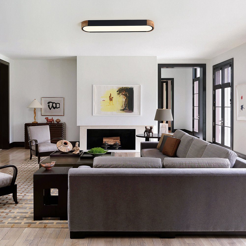 Hedendaagse minimalistische LED inbouw plafondlamp