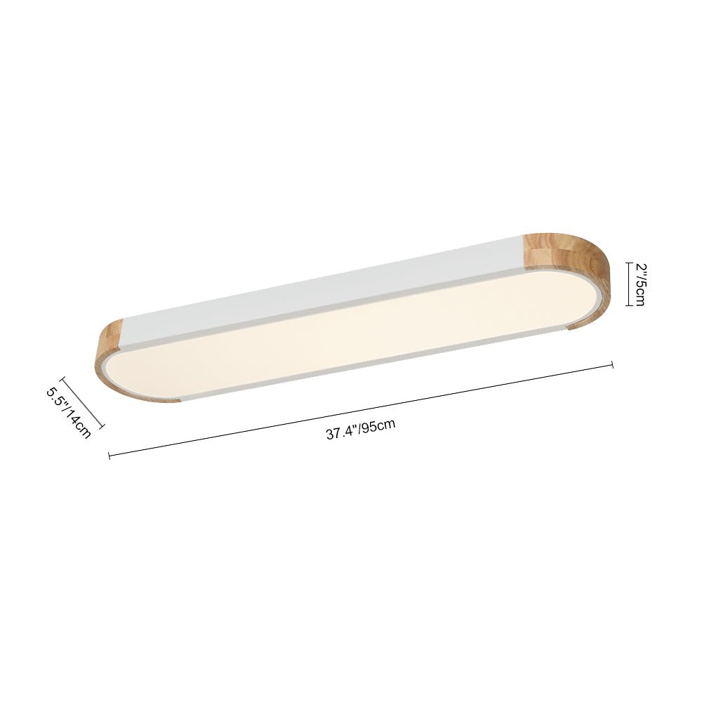 Hedendaagse minimalistische LED inbouw plafondlamp