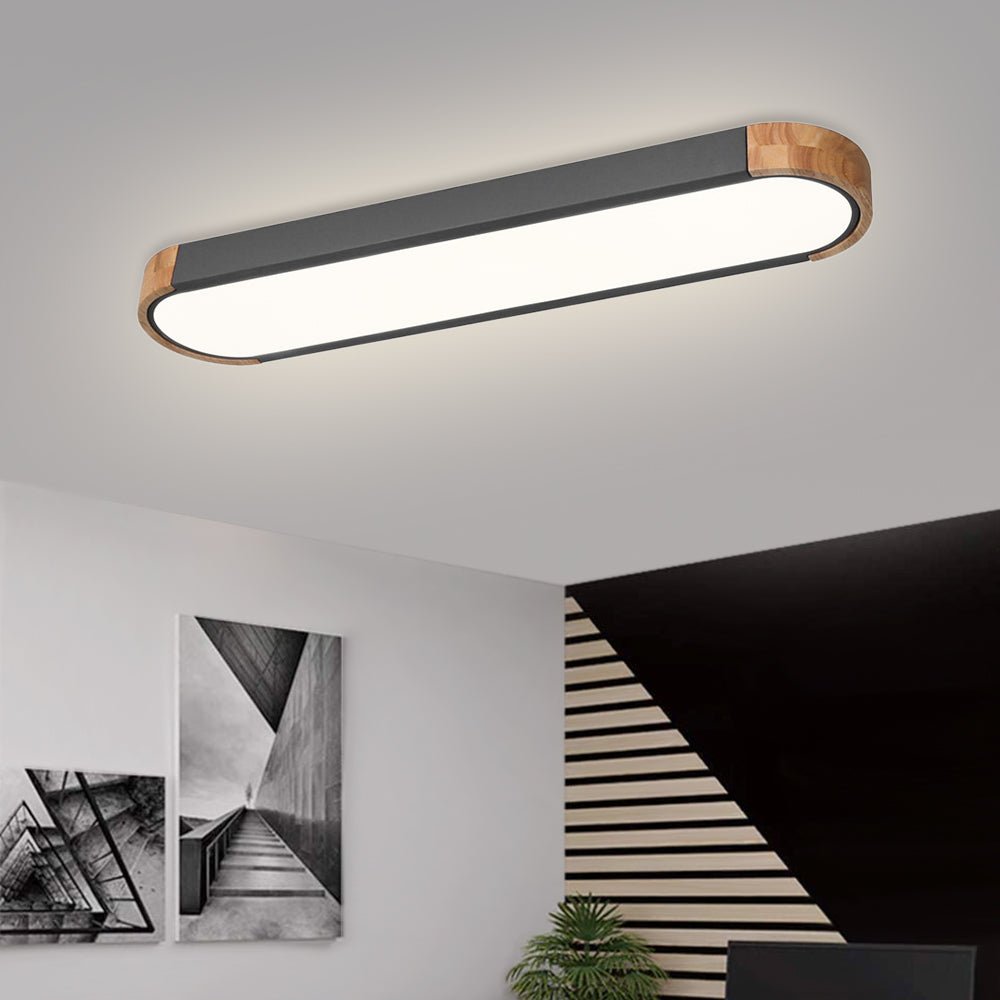 Hedendaagse minimalistische LED inbouw plafondlamp